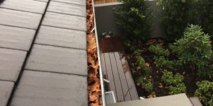 gutter cleaning before