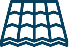 outlined roof icon