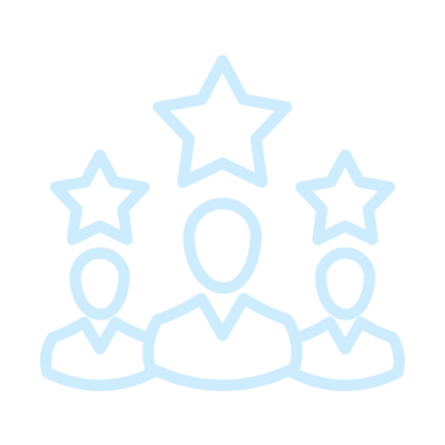 Happy customer icon