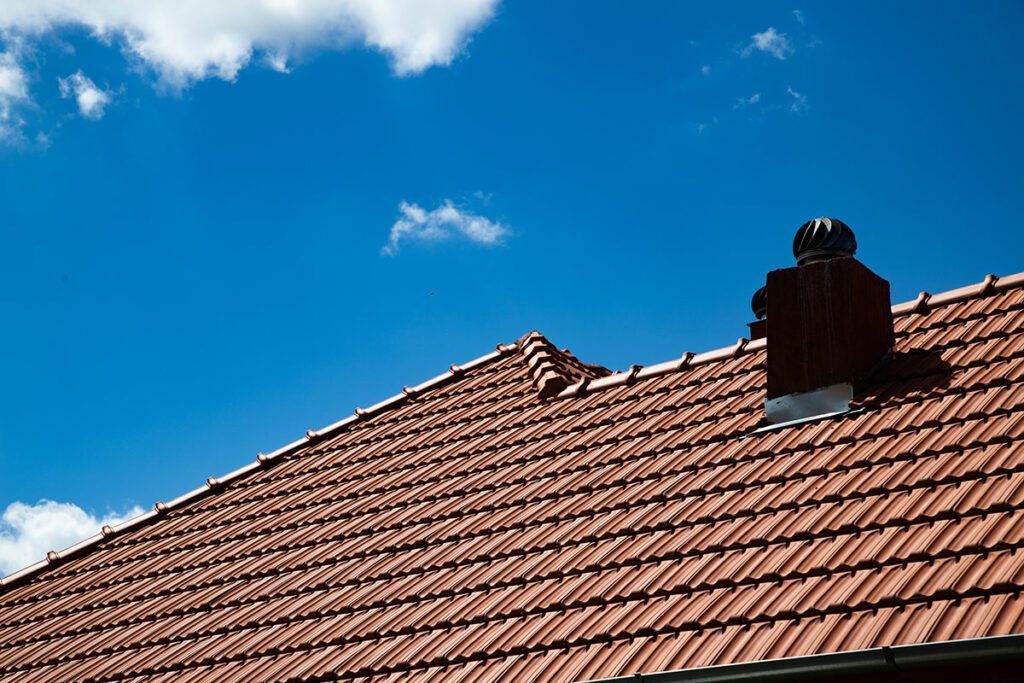 a roof with terracotta tiles in Melbourne