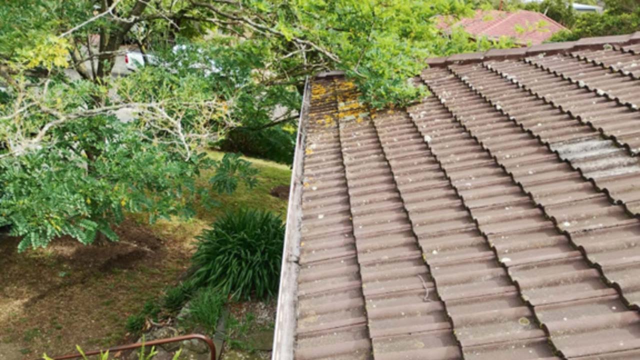 a house with blocked guttering in Glen Waverley