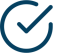 outlined tick icon